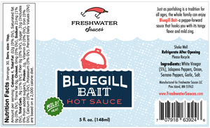 2-Bottle Pack of Bluegill Bait Hot Sauce
